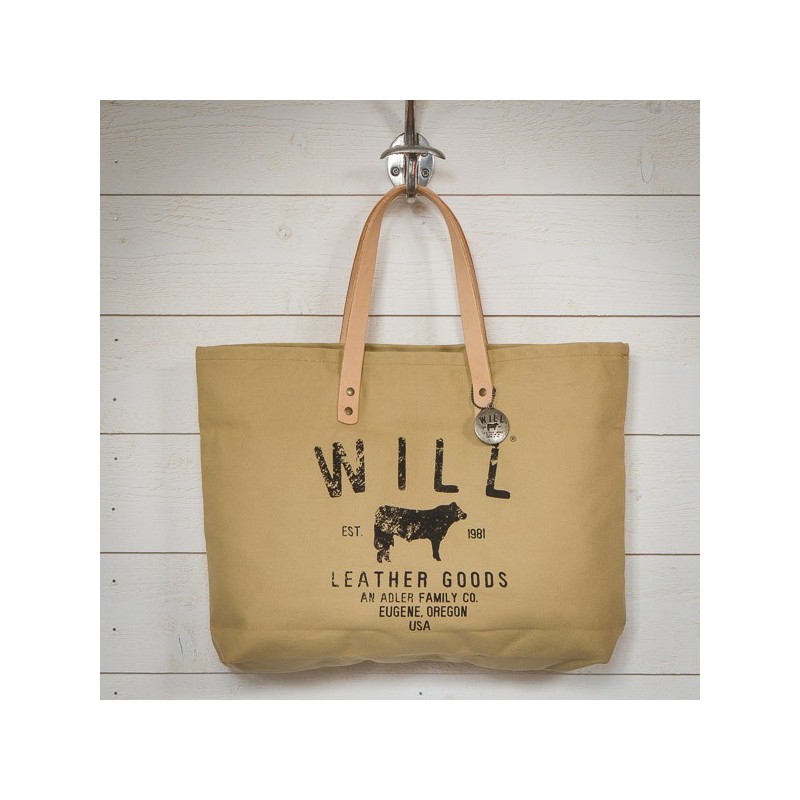 Shopping bag "WILL LEATHER GOOD" made in USA⎟BECKEL CANVAS⎟LE