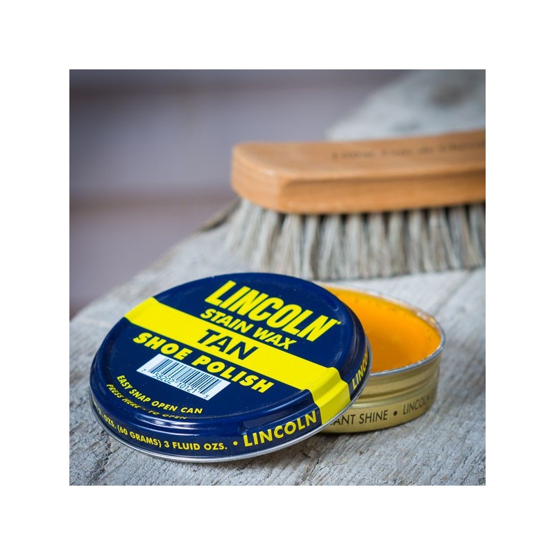 LINCOLN DARK BROWN SHOE WAX