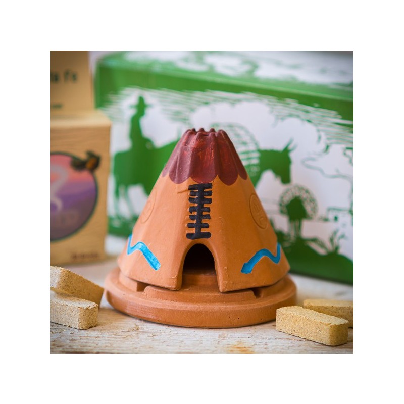 Teepee with Pinon natural wood incense