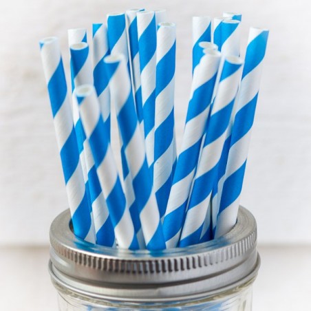 Printed paper drinking straw - made in USA