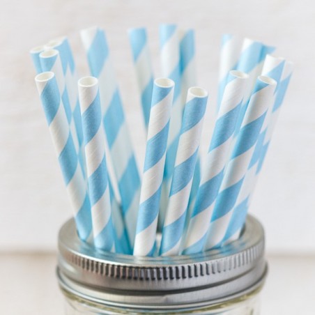 8 Oz Clear Glass Milk Bottles with Striped Straws