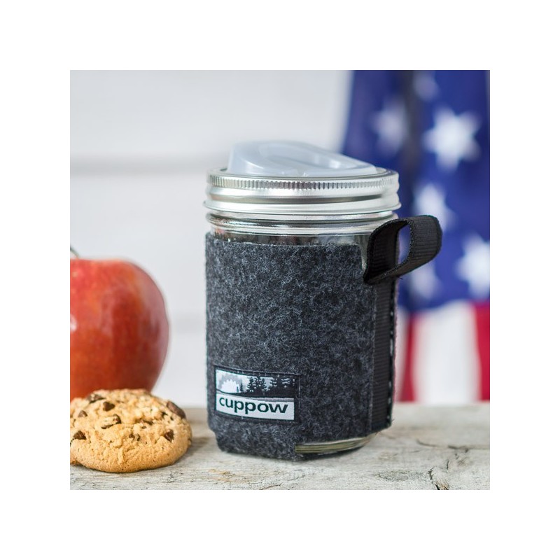 HANDLED MASON JAR  (16 oz.) - Made in USA