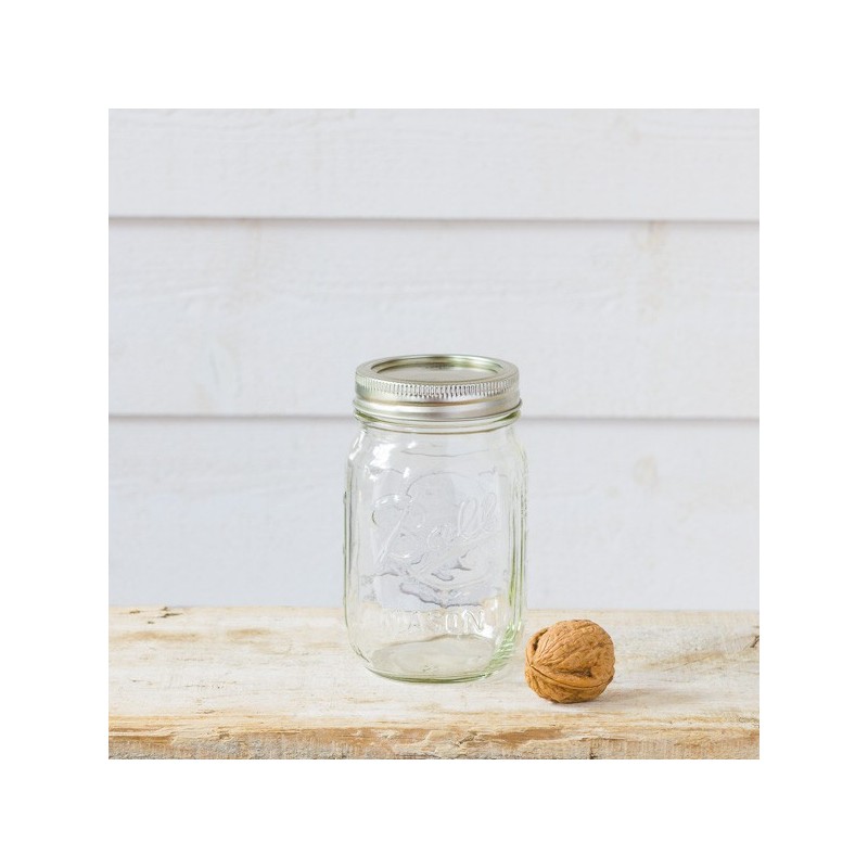 Farm House Cotton balls jar Clean jar bocal en verre support daccessoires  pot de rangement organisateur de vanité de salle de bain mignon -   France
