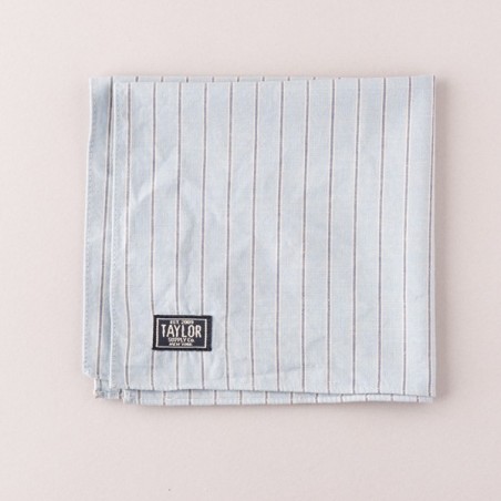 SQUARE SEAFOAM NAVY & WHITE STRIPES by TAYLOR SUPPLY Co      