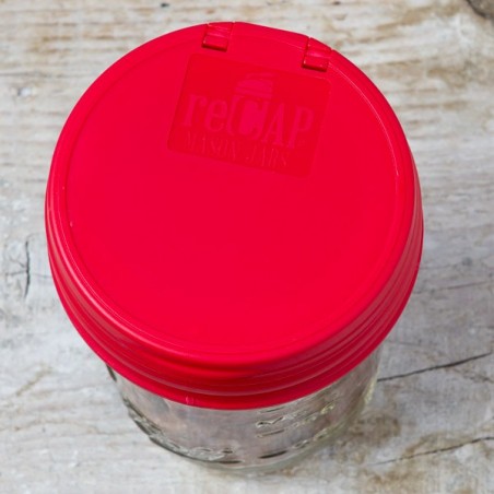 reCAP Mason Jars Pour Cap Wide RED - Made in USA