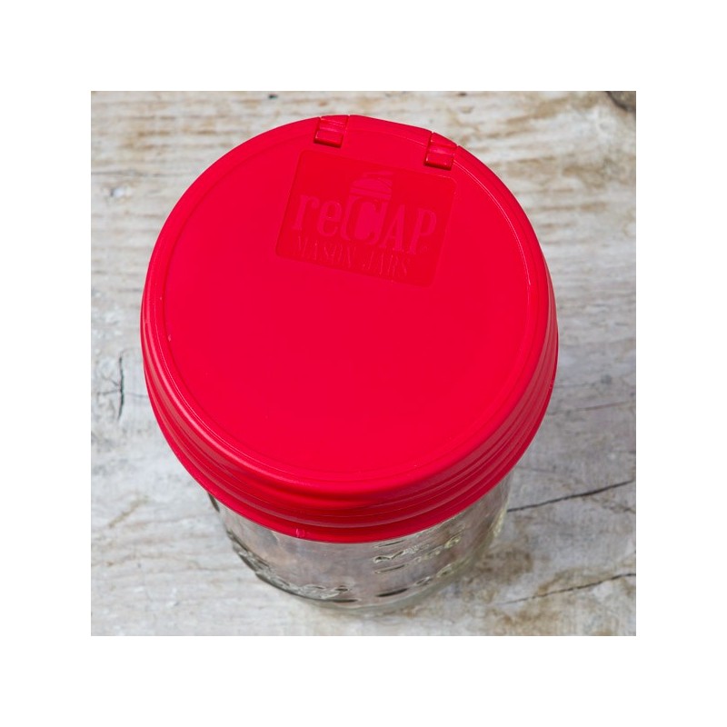 reCAP Mason Jars Pour Cap Wide RED - Made in USA