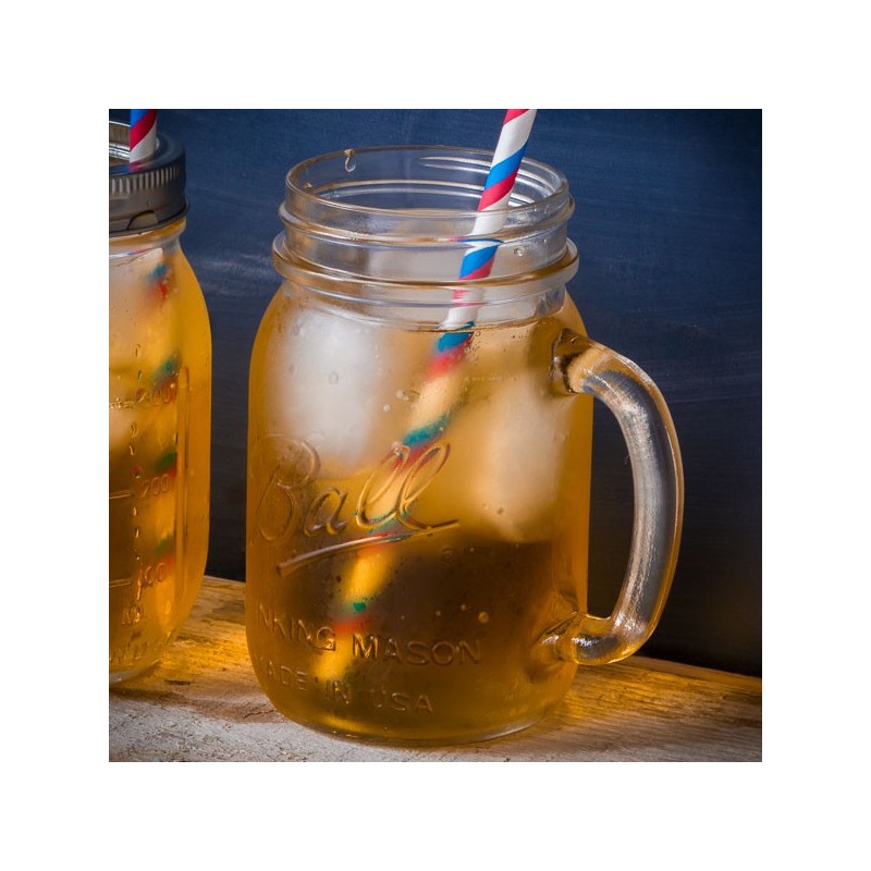 HANDLED MASON JAR BALL  (16 oz) - Made in USA