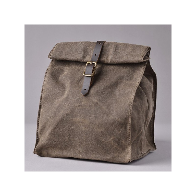 Waxed Canvas Lunch Bag Tote 4 colors⎟