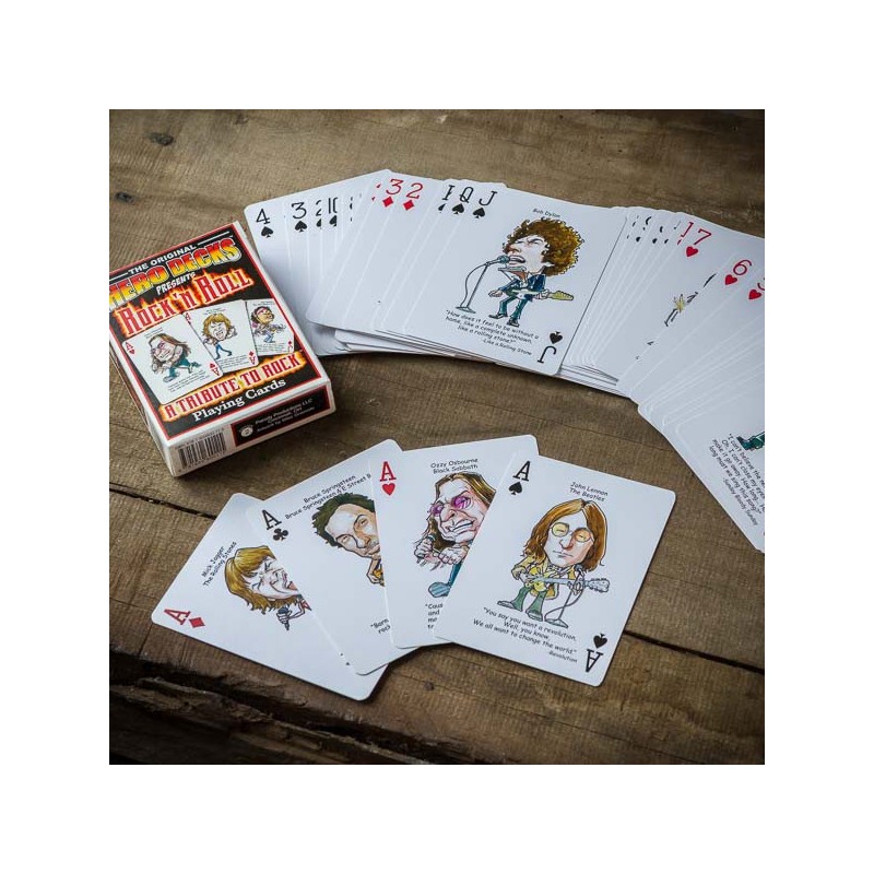 Playing Cards for Rock 'n Roll fans made in USA