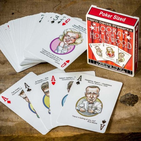 JEUX DE CARTES Hollywood Actors made in USA