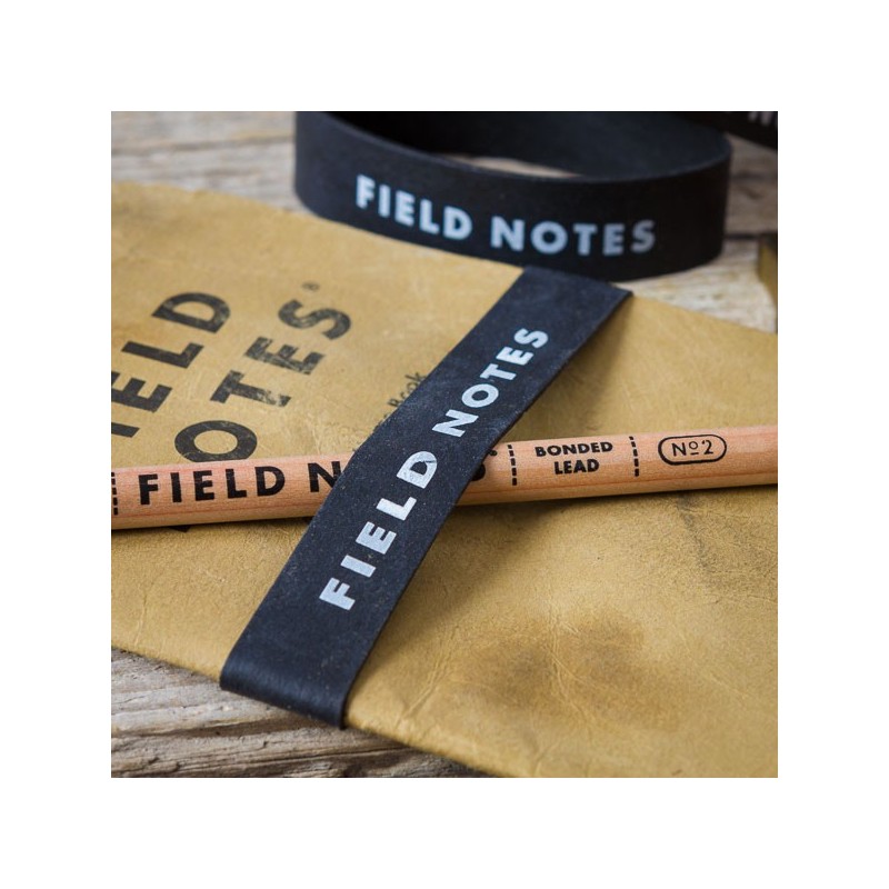 Pack de 12 élastiques noir FIELD NOTES Original - Made in USA