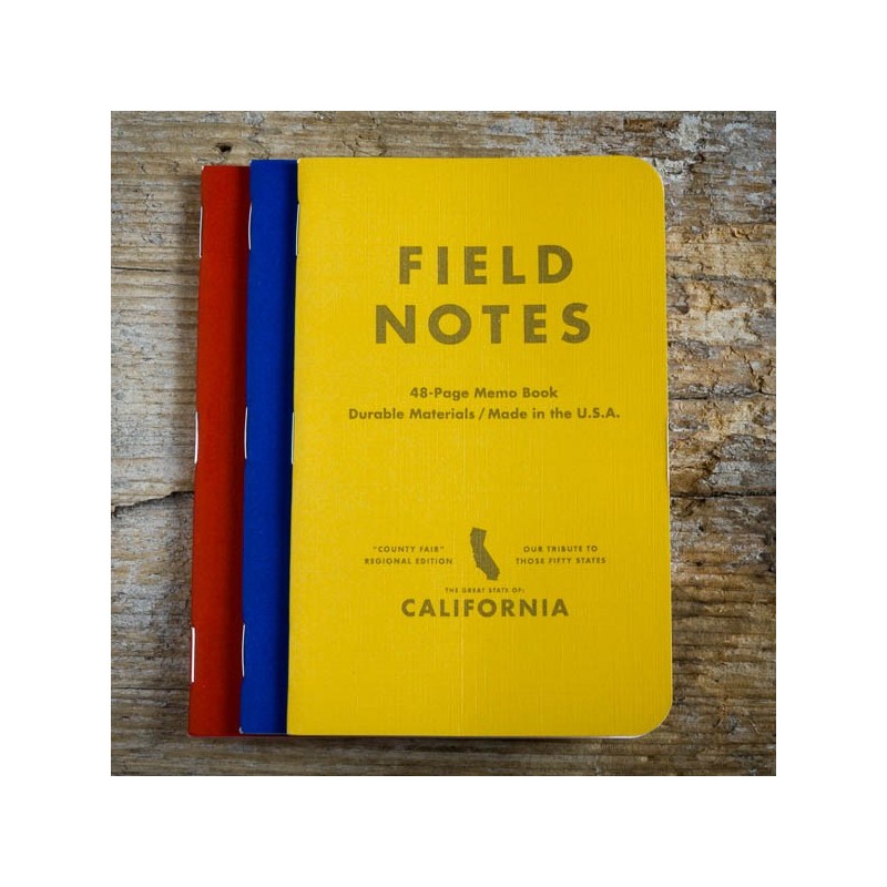 Notebook County Fair 3 pack ⎟FIELD NOTES⎟LE COMPTOIR AMERICAIN