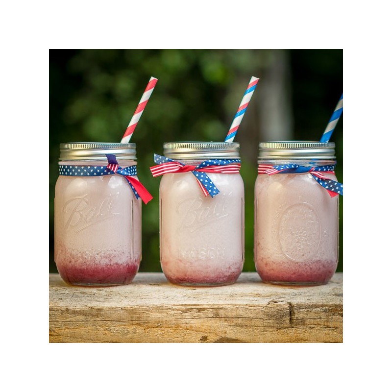 BALL REGULAR MOUTH MASON JAR (16 oz.) MADE IN USA⎟ MASON JAR BALL ⎟ le comptoir americain