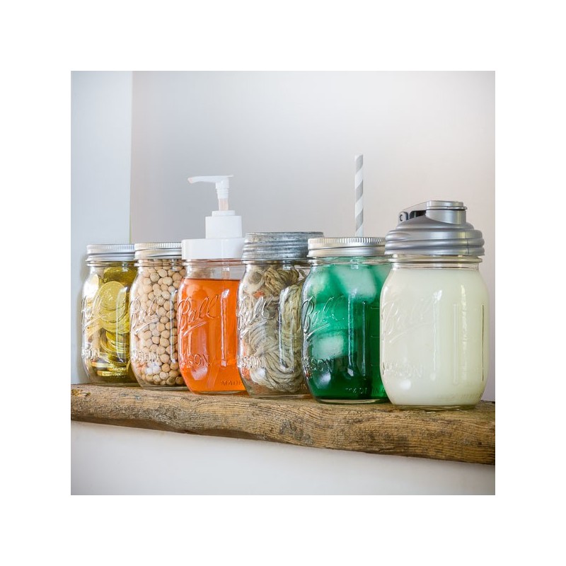 BOCAL POT MASON JAR REGULAR 16 OZ⎟ MASON JAR BALL⎟ LE COMPTOIR AMERICAIN