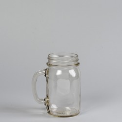 HANDLED MASON JAR  (16 oz.) - Made in USA