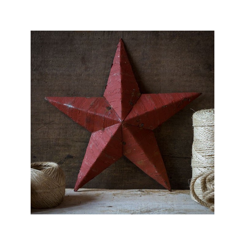 Amish Tin Barn Star Red Made In Usa Lecomptoiramericain - Tin Stars Wall Decor Amish Tin Barn Star Red Made In Usa Lecomptoiramericain - Tin Stars Wall Decor
