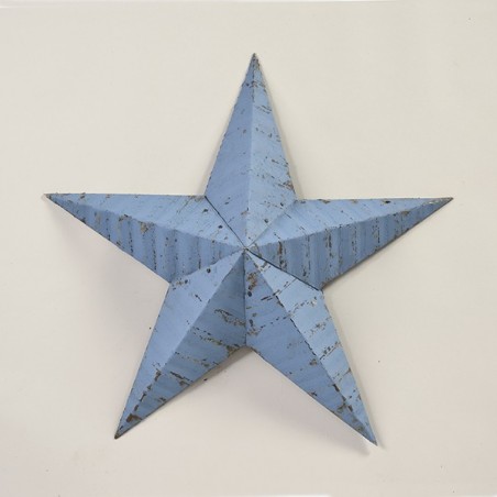 AMISH TIN BARN STAR BLUE made in USA