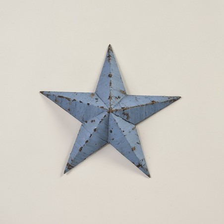 AMISH TIN BARN STAR BLUE made in USA