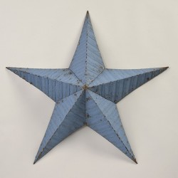 AMISH TIN BARN STAR BLUE made in USA