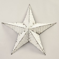 AMISH TIN BARN STAR WHITE made in USA