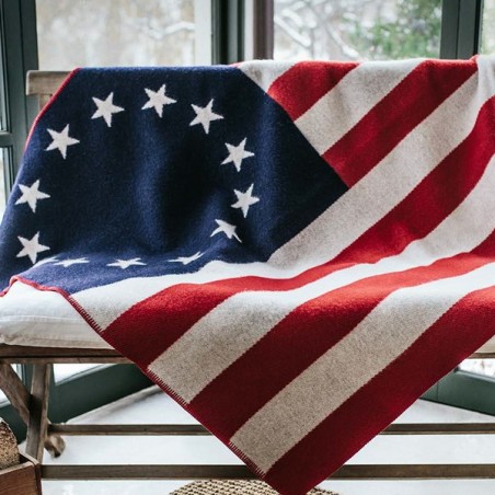 Plaid "1776 Betsy Ross" made in USA Livraison gratuite