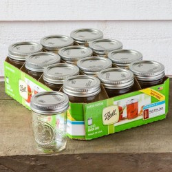 Pack X12 Mason Jar Ball Regular - 8oz - USA