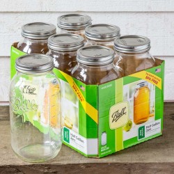 Bocal Mason Jar Wide Mouth 64oz Made in USA