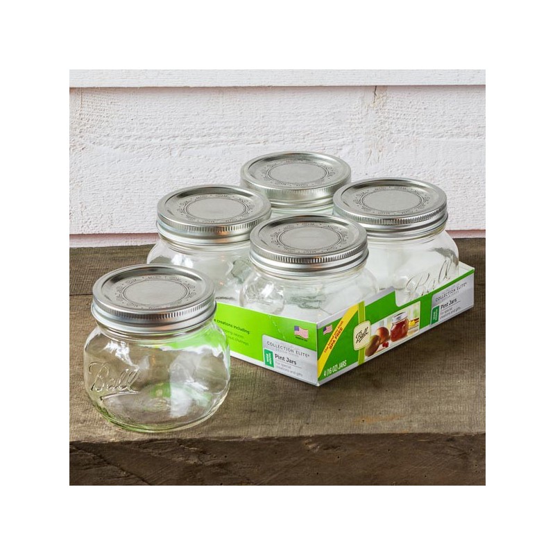 Mason Jar Wide Mouth Elite - 16oz - USA