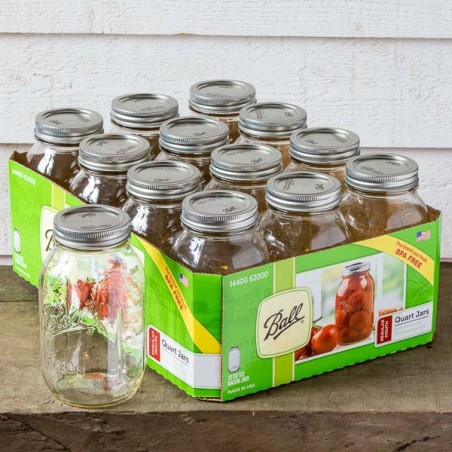 1 Quart (32 oz.) Ball Mason Jar Regular 