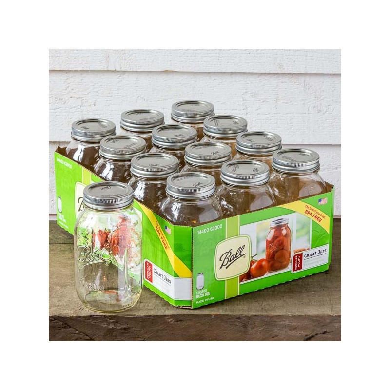 1 Quart (32 oz.) Ball Mason Jar Regular 