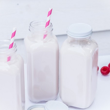 16 oz. Glass Milk Bottle