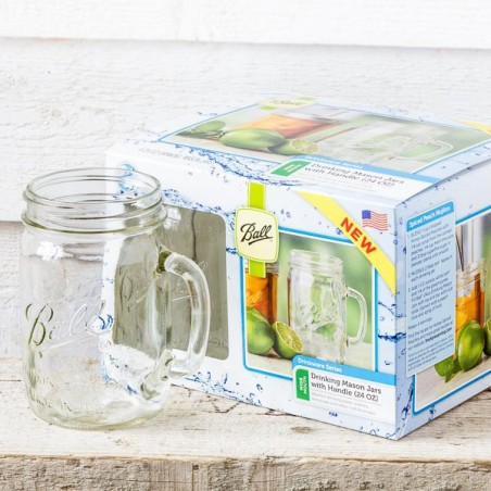 Ball Mason Jar Mug with Handle at