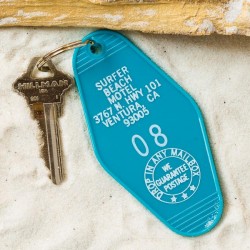 MOTEL Key tag  SURFER BEACH MOTEL made in USA