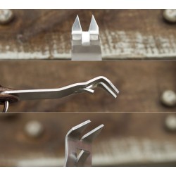 Snake Bite Keychain Bottle Opener - Brown Made in U.S.A