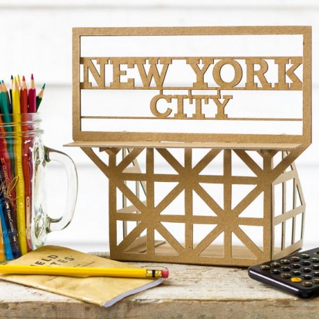 Maquette - Panneau Signaletique New York City - made in USA Maquette - Panneau Signaletique New York City - made in USA