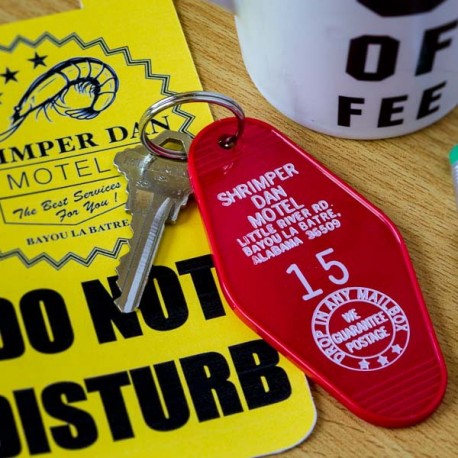 PORTE CLEF SHRIMPER DAN MOTEL Alabama made in USA PORTE CLEF SHRIMPER DAN MOTEL Alabama made in USA