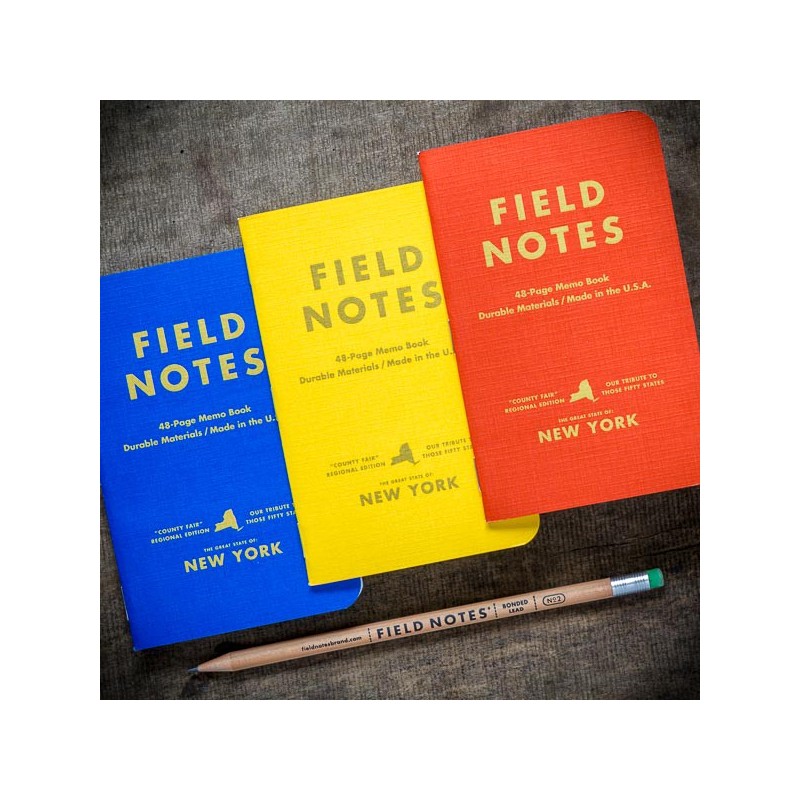 Notebook County Fair 3 pack FIELD NOTES