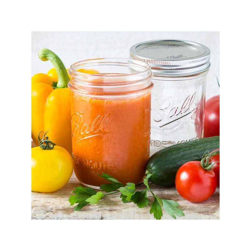 MASON JAR BALL HERITAGE WIDE MOUTH 16OZ⎟ MASON JAR BALL⎟ LE COMPTOIR  AMERICAIN