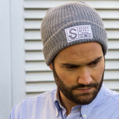 Snake Bite Standard Series Beanie GREY Made in USA