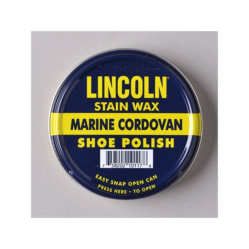 LINCOLN DARK BROWN SHOE WAX