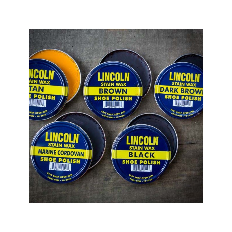 LINCOLN DARK BROWN SHOE WAX 