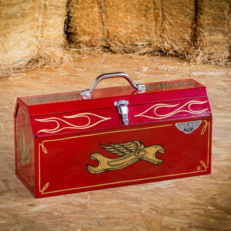 Red Metal tool box made in USA ⎟
