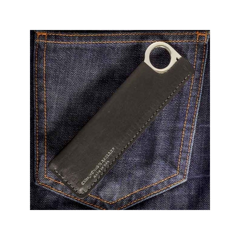Etui peigne Horween Leather - made in USA