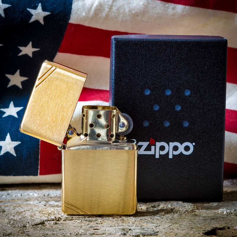 Briquet ZIPPO® Vintage Look Made in USA Le Comptoir Americain