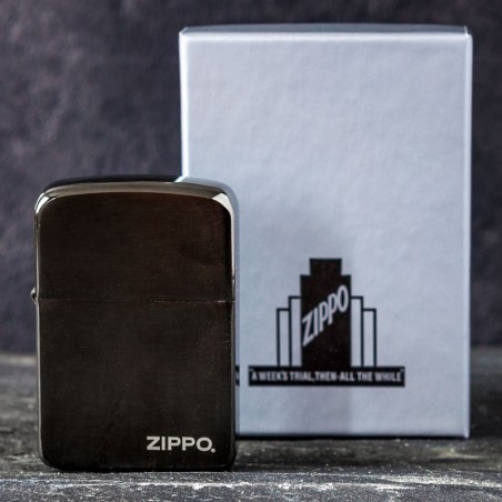 Lighter ZIPPO 1941 replica black Ice