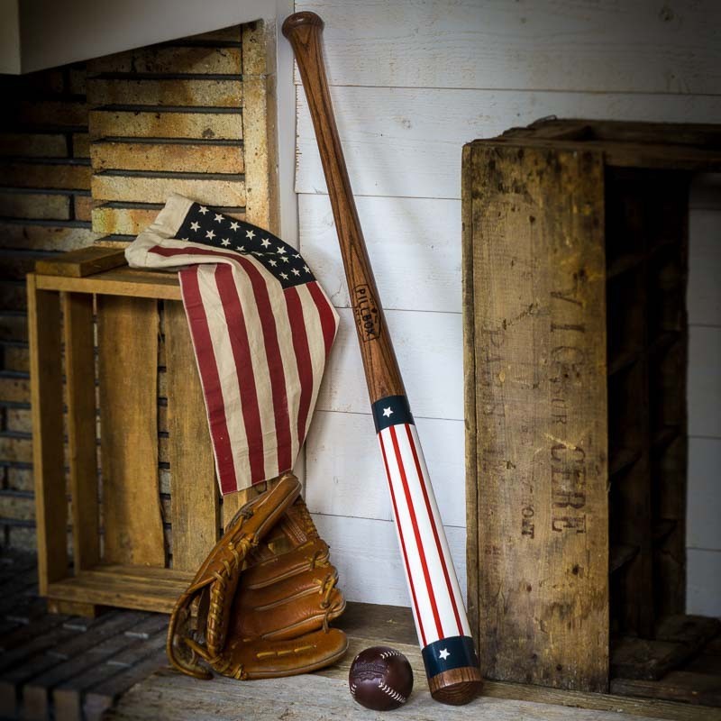 BATTE DE BASEBALL Stars and Stripes Made in USA