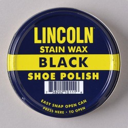 LINCOLN BLACK SHOE WAX
