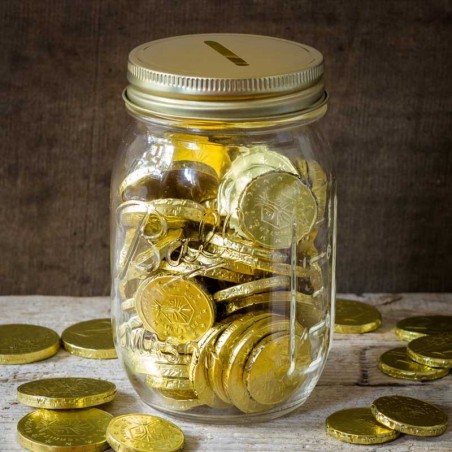 Tirelire Mason Jar Rockefeller- Made in USA