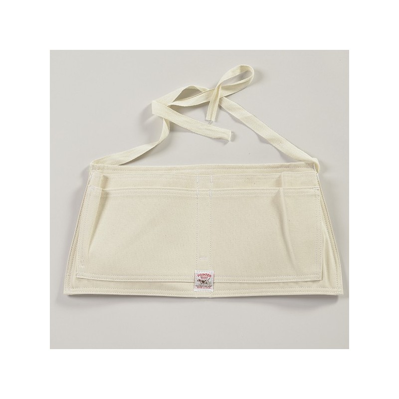 SHOP APRON WHITE DRILL- POINTER BRAND