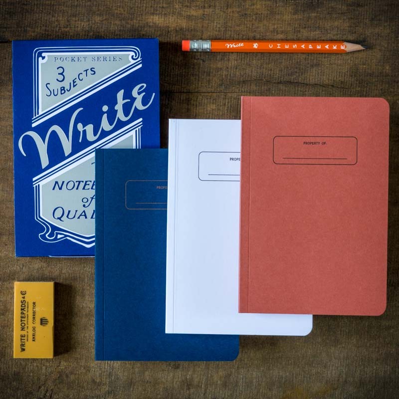 Pocket Notebooks (3pack) Le Comptoir Americain